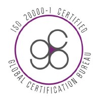 ABTIO ISO IEC 20000-1 certification seal issued by Global Certification Bureau